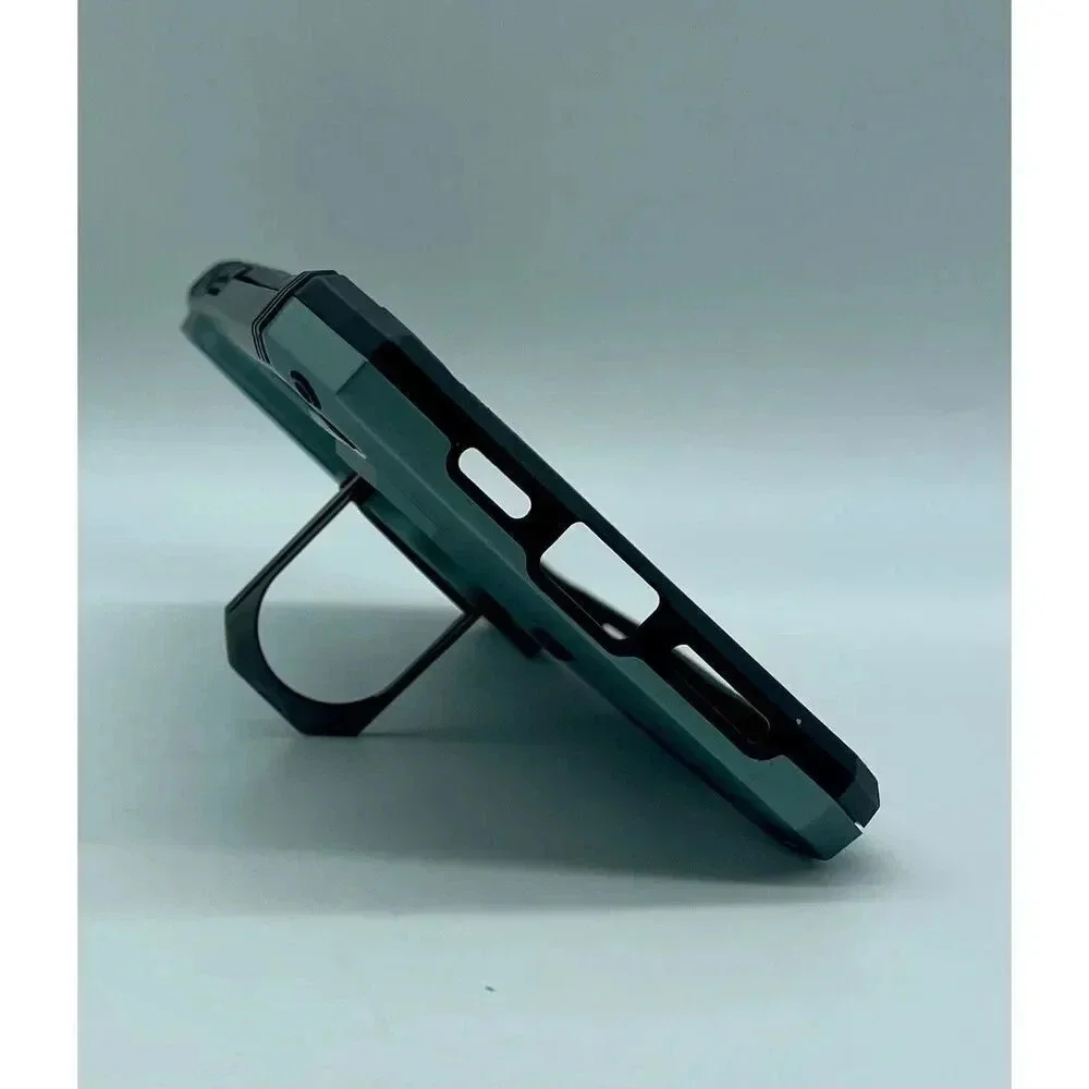 Hybrid Hard Case With Camera Lens Cover & Kickstand For iPhone‎ 13 Pro Max 6.7”